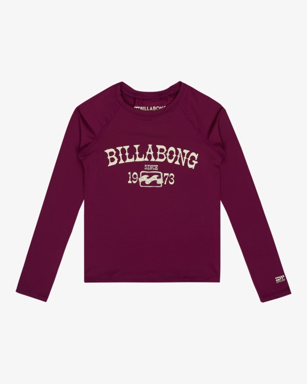 0 Girls Surf Dayz - Long Sleeves UPF 50 Surf T-Shirt for Boys 8 - 16 Purple EBGWR03003 Billabong