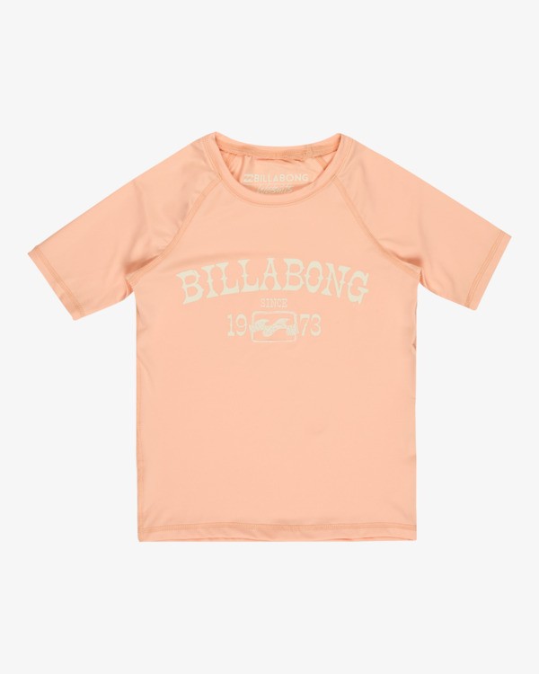 0 Girls Surf Dayz - Short Sleeves Surf T-Shirt for Boys 8 - 16 Pink EBGWR03004 Billabong