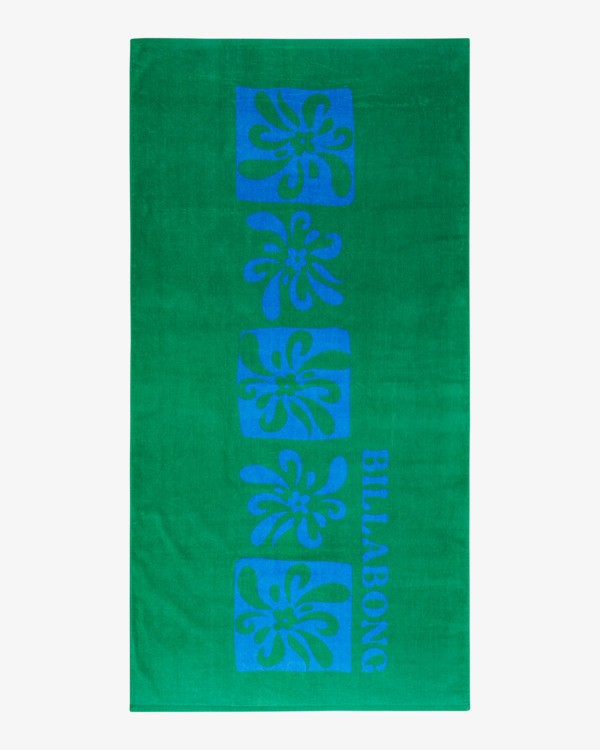 0 Lie Down - Einfaches Handtuch f&uuml;r Frauen Gr&uuml;n EBJAA00124 Billabong