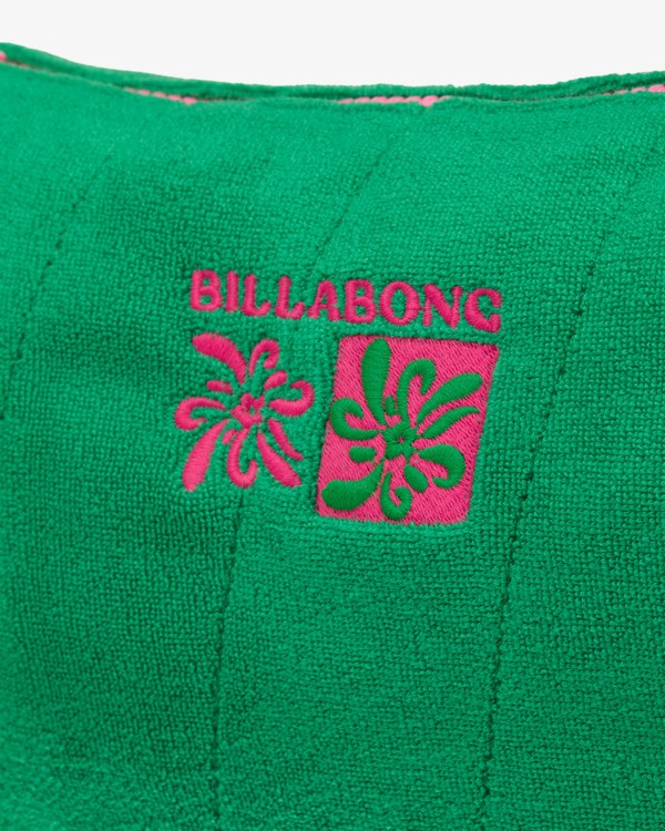 3 Sun Lovers - Sac &agrave; main en tissu &eacute;ponge pour Femme Vert EBJBP00114 Billabong