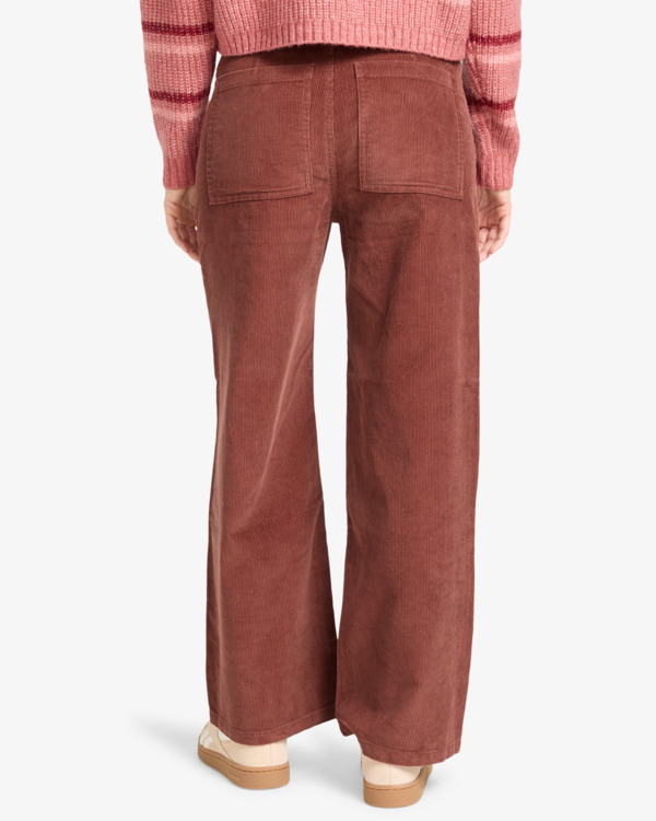 2 Be Free Cord - Fixed Waist Trousers for Women Brown EBJDP03002 Billabong