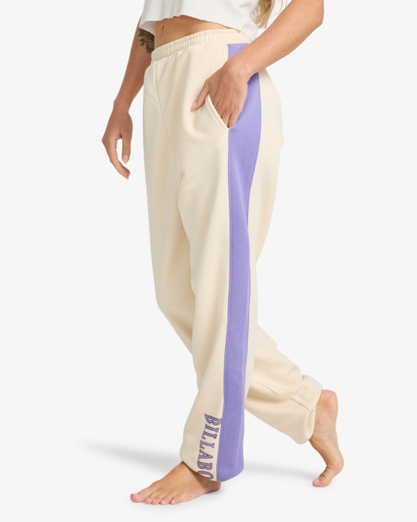 3 73 Jogg - Pantalon de jogging pour Femme Blanc EBJFB03002 Billabong