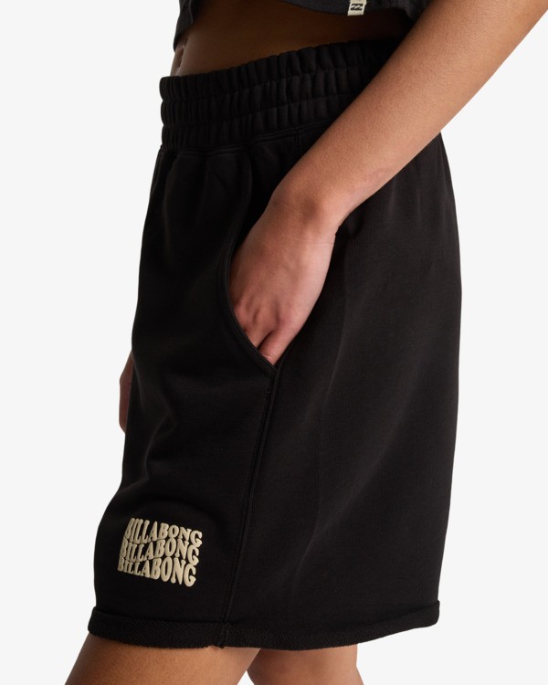 4 So Typical - Elastische Shorts f&uuml;r Frauen Schwarz EBJFB03004 Billabong