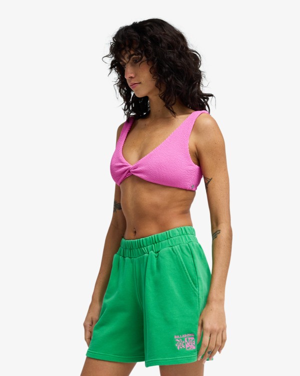 3 Springbreak - Elasticated Shorts for Women Green EBJFB03006 Billabong