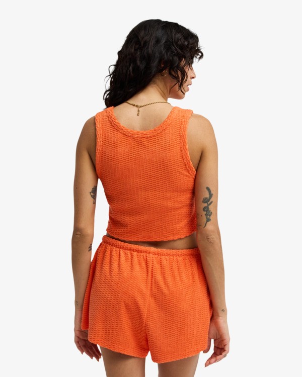 2 Cozy Beach - Elasticated Shorts for Women Orange EBJFB03007 Billabong