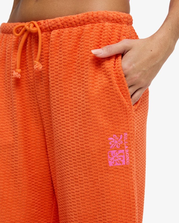 4 Sunset Waves - Jogginghose f&uuml;r Frauen Orange EBJFB03008 Billabong