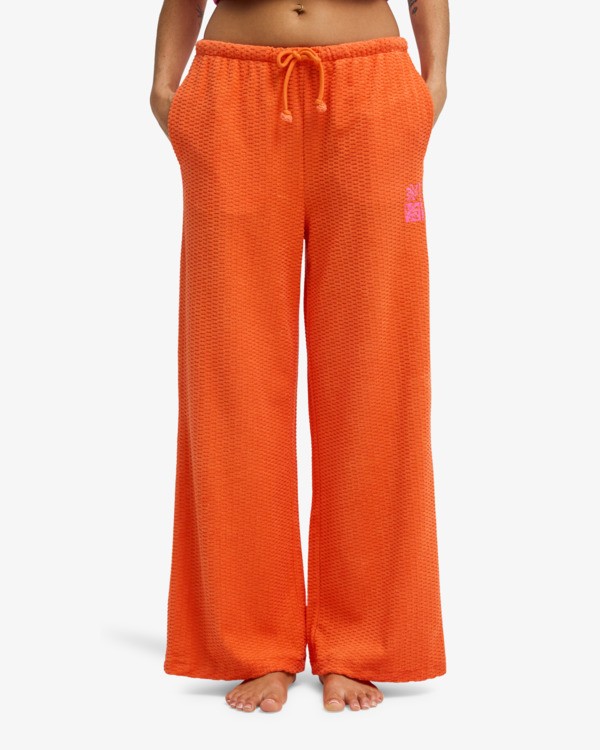 0 Sunset Waves - Jogginghose f&uuml;r Frauen Orange EBJFB03008 Billabong