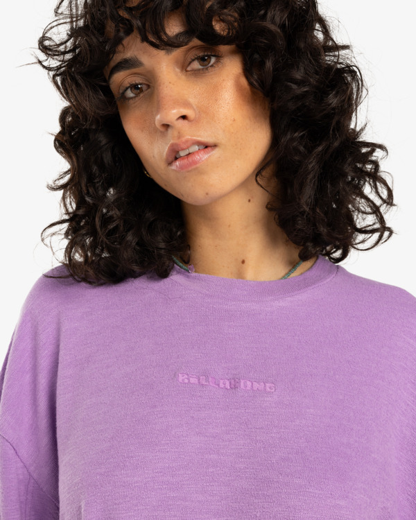 5 Cropped - Sweat pour Femme Violet EBJFT00144 Billabong