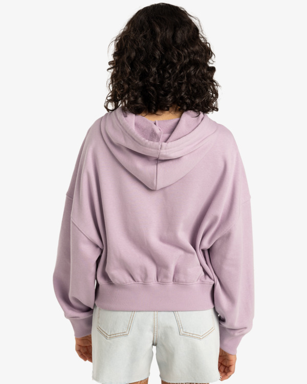 3 All Time - Pullover Hoodie for Women Purple EBJFT00146 Billabong