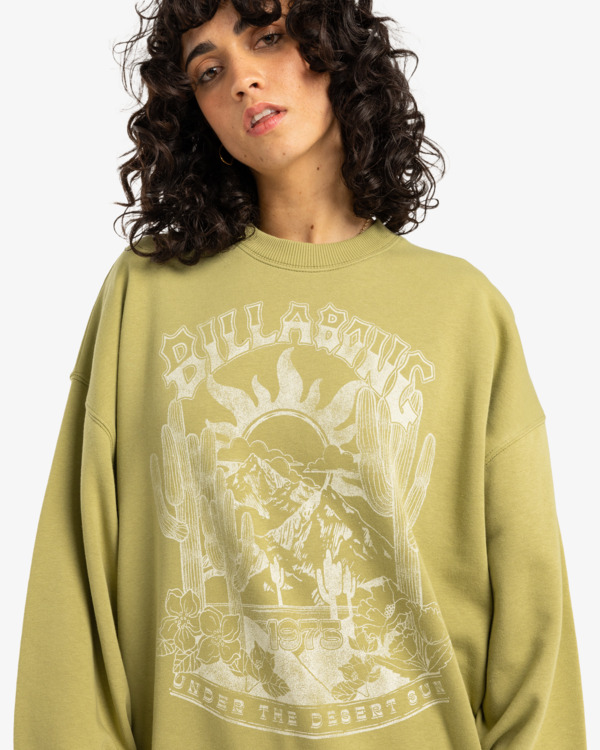 1 Ride In - Pullover Sweatshirt for Women Green EBJFT00147 Billabong