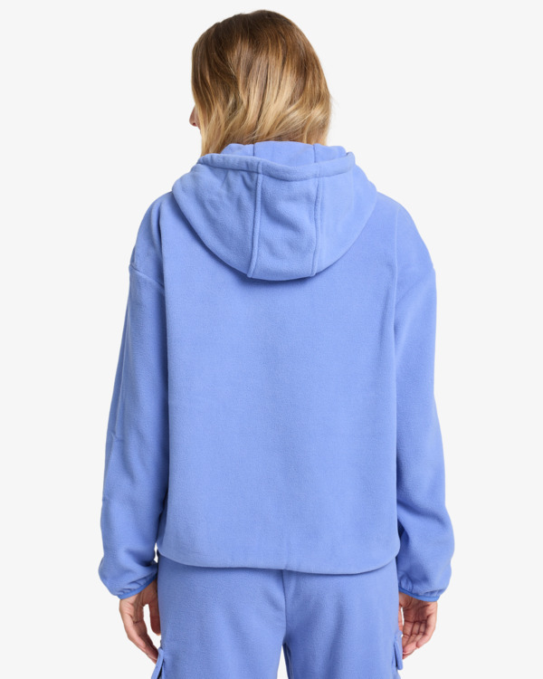2 Winter Camp - Felpa con semi zip e cappuccio da Donna Purple EBJFT00154 Billabong