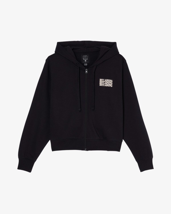 5 Zip Family - Zip-Up Hoodie for Women Black EBJFT00160 Billabong
