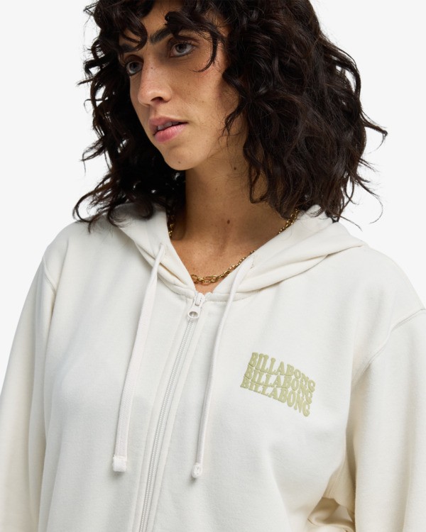 4 Zip Family - Zip-Up Hoodie for Women White EBJFT00160 Billabong