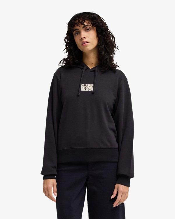 0 Family - Sweat &agrave; capuche pour Femme Noir EBJFT00161 Billabong