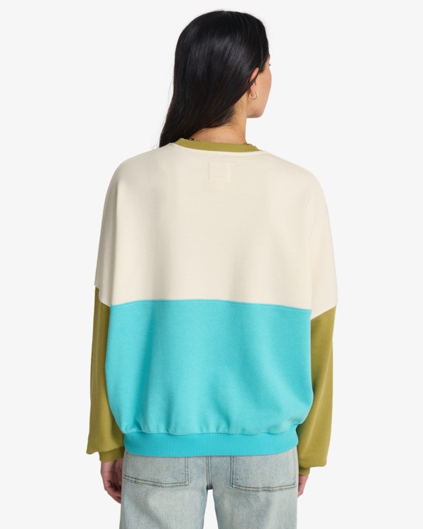 2 Jump Around Block - Sweatshirt for Women Beige EBJFT00164 Billabong