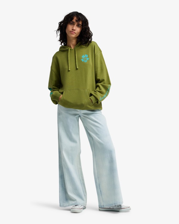 1 More Simplicity - Hoodie for Women Green EBJFT00167 Billabong