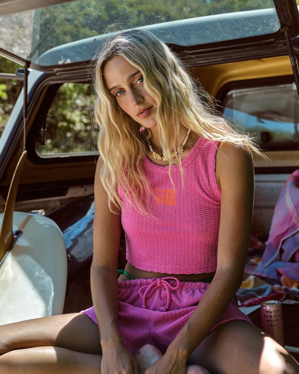 0 Good Vibes - Top f&uuml;r Frauen Rosa EBJFT00169 Billabong