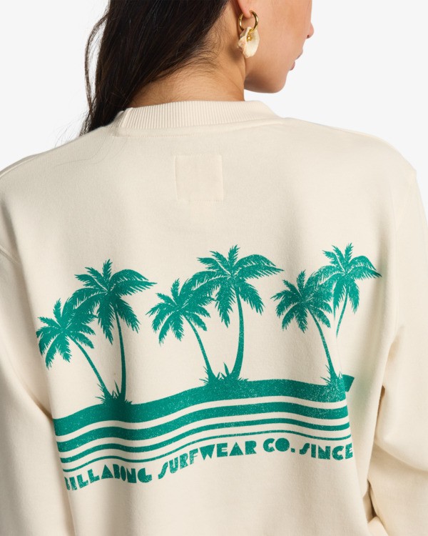 4 My Fave Beach - Sweatshirt for Women White EBJFT00170 Billabong