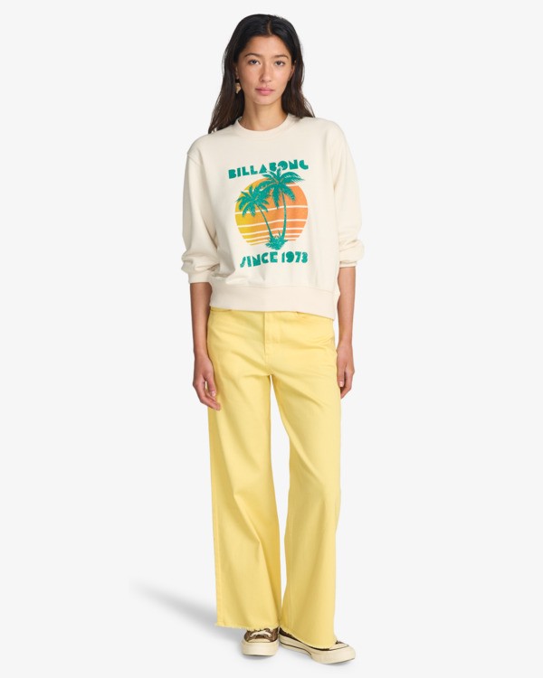 1 My Fave Beach - Sweatshirt for Women White EBJFT00170 Billabong