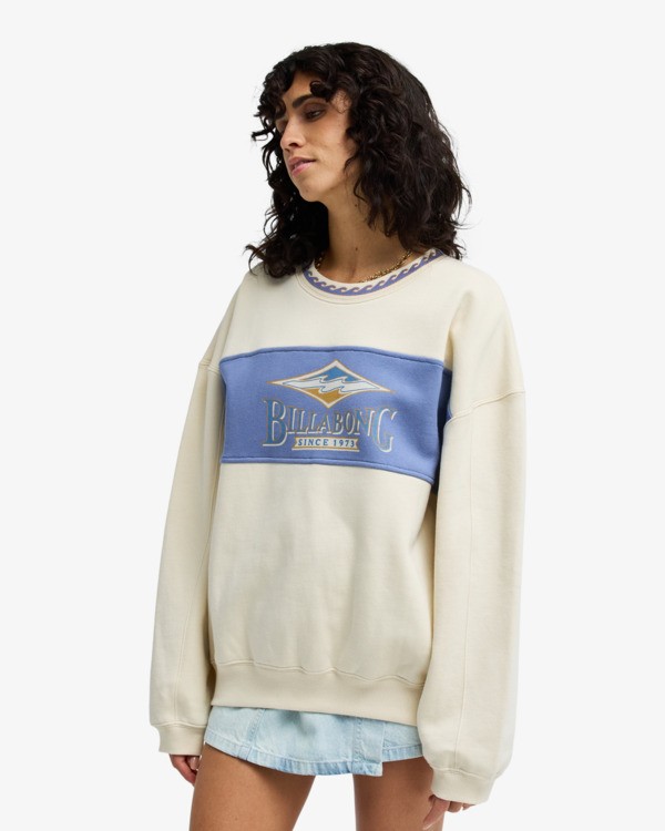 3 Point Break - Felpa da Donna White EBJFT00174 Billabong