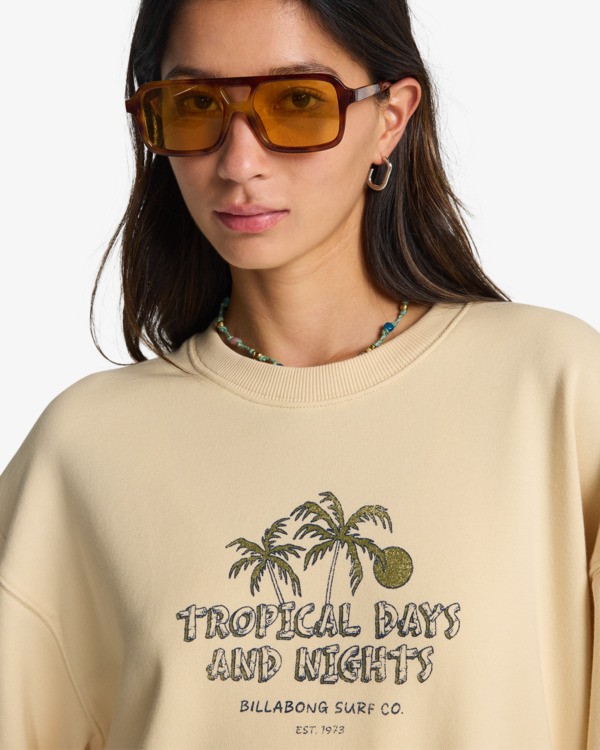 4 All The Days Kendall - Sweatshirt for Women White EBJFT00175 Billabong