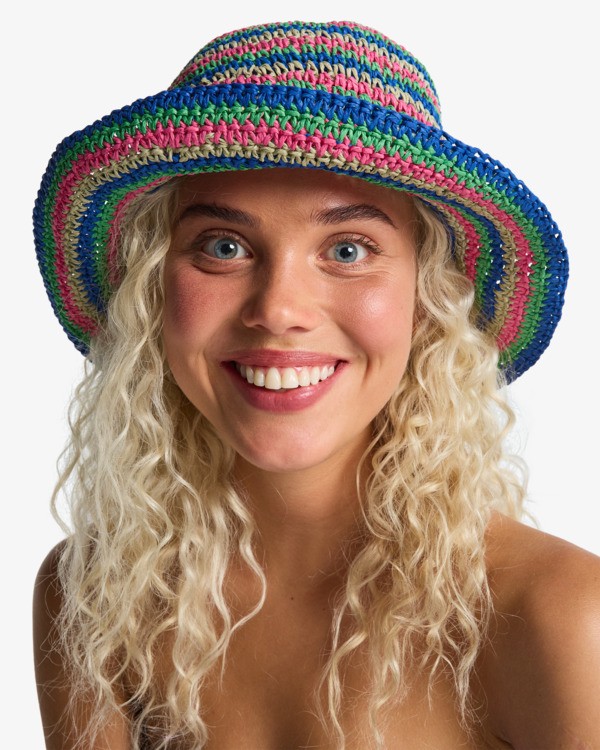 3 Feel Good - Bucket Hat for Women Blue EBJHA00139 Billabong