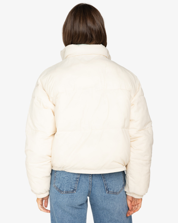 4 Cozy  - Puffer Jacket for Women White EBJJK00140 Billabong