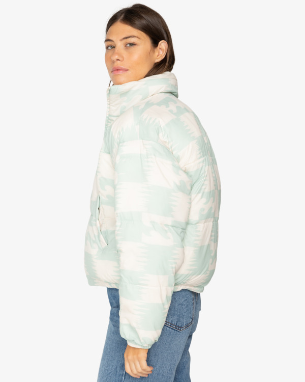 5 Cozy  - Casaco puffer para Mulher Branco EBJJK00140 Billabong