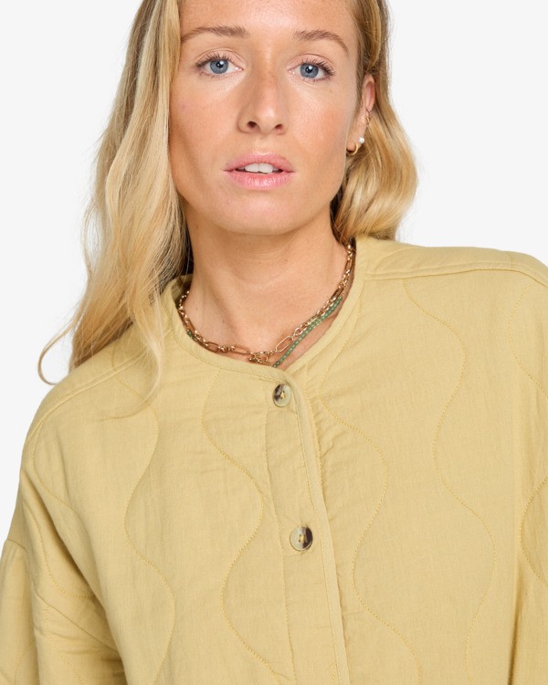 4 U R Golden - Gesteppte Jacke für Frauen Grün EBJJK00160 Billabong