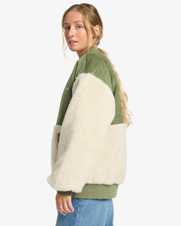4 New Wave - Veste bombers oversize pour Femme Blanc EBJJK00162 Billabong
