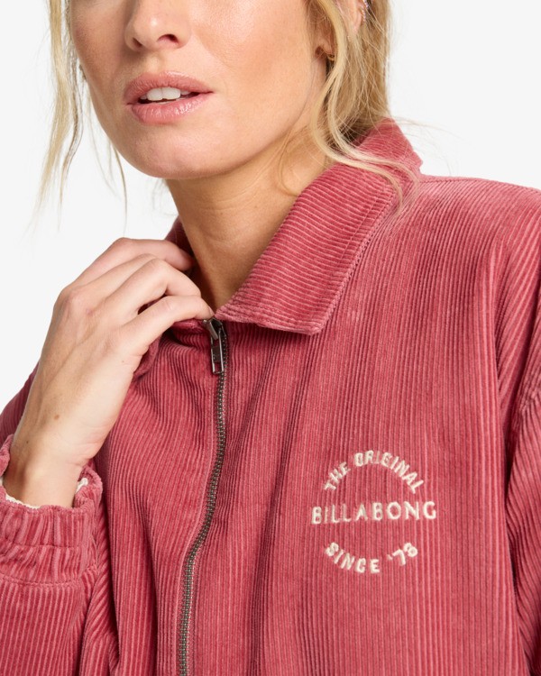 4 Chill Time - Chaqueta de pana para mujer Rosa EBJJK00174 Billabong