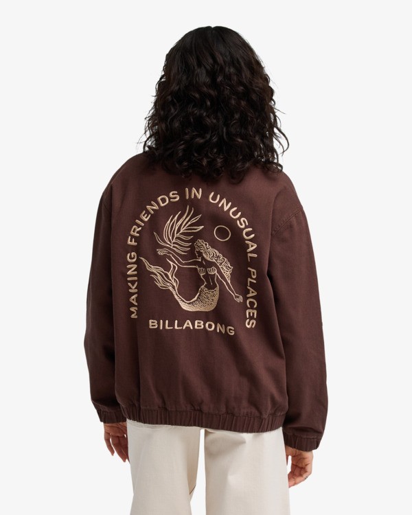 2 Chill Time - Relaxed Fit-Jacke f&uuml;r Frauen Braun EBJJK00178 Billabong