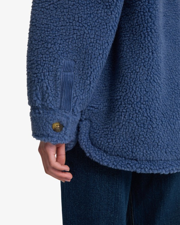 5 Coastal Waves - Corduroy Jacket for Women Blue EBJJK00180 Billabong