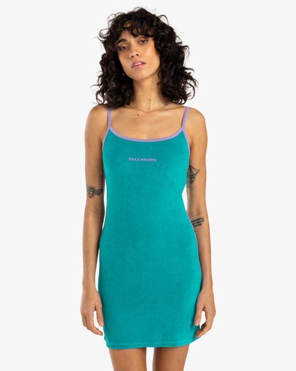 1 Sunkiss - Vestido Mini para Mujer Azul EBJKD00112 Billabong