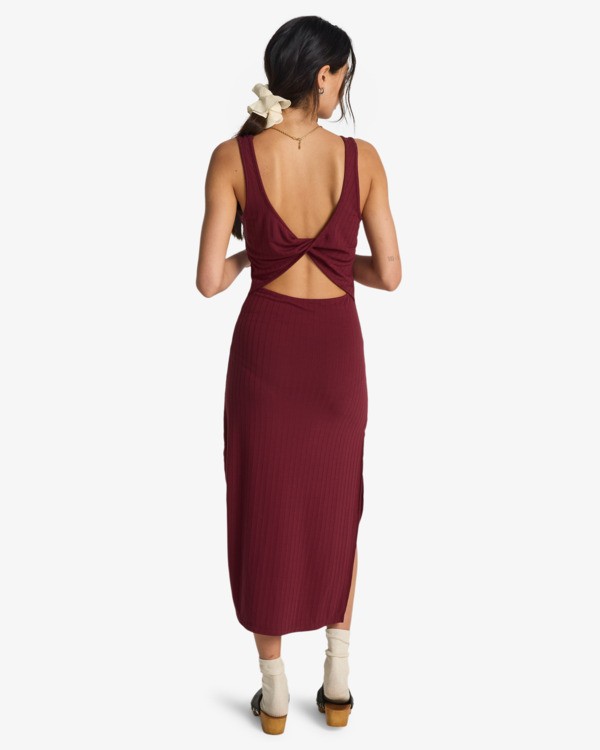 2 Take A Look - Midikleid f&uuml;r Frauen Rot EBJKD00114 Billabong