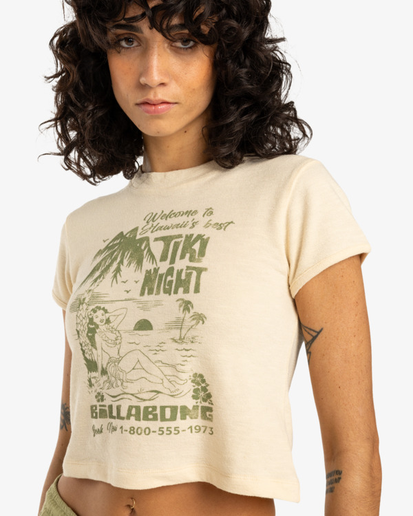 2 Baby - Camiseta de manga corta para Mujer Blanco EBJKT00112 Billabong