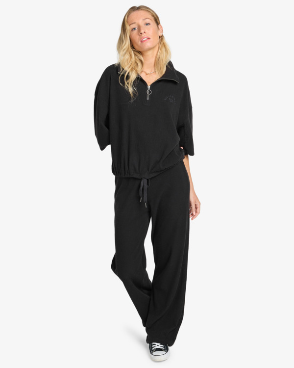 1 Coffee Time - Haut côtelé pour Femme Noir EBJKT00115 Billabong