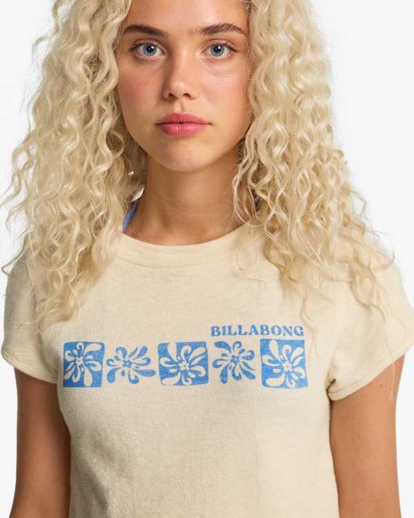 4 Baby - Fitted T-Shirt for Women White EBJKT00119 Billabong