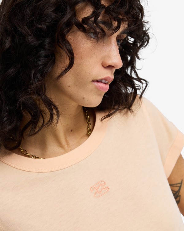 4 Daily - T-Shirt ajust&eacute; pour Femme Rose EBJKT00120 Billabong