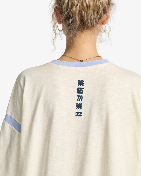 5 Water Dreams - Enganliegendes T-Shirt f&uuml;r Frauen Weiss EBJKT00123 Billabong