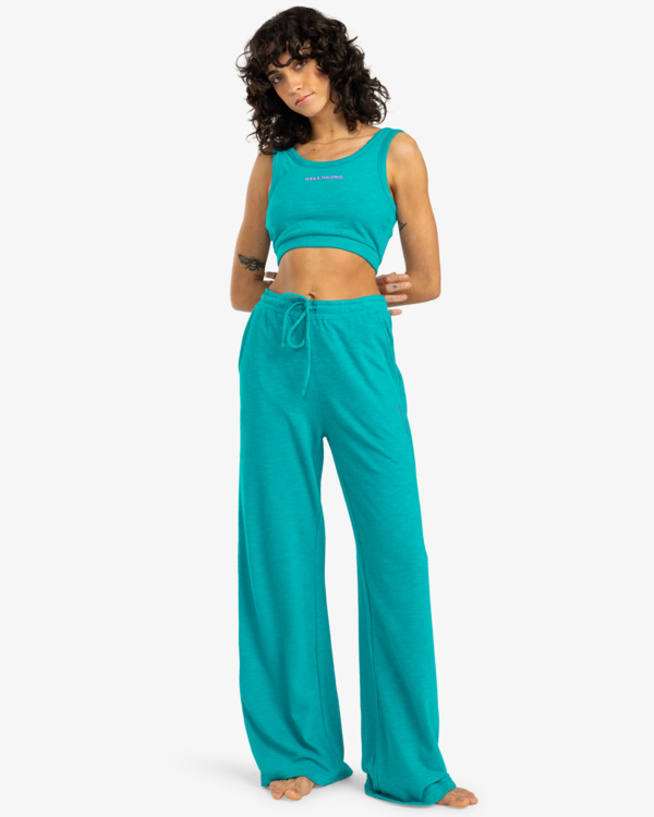 0 Beach Walk - Pantalón de cintura elástica para Mujer Azul EBJNP00125 Billabong