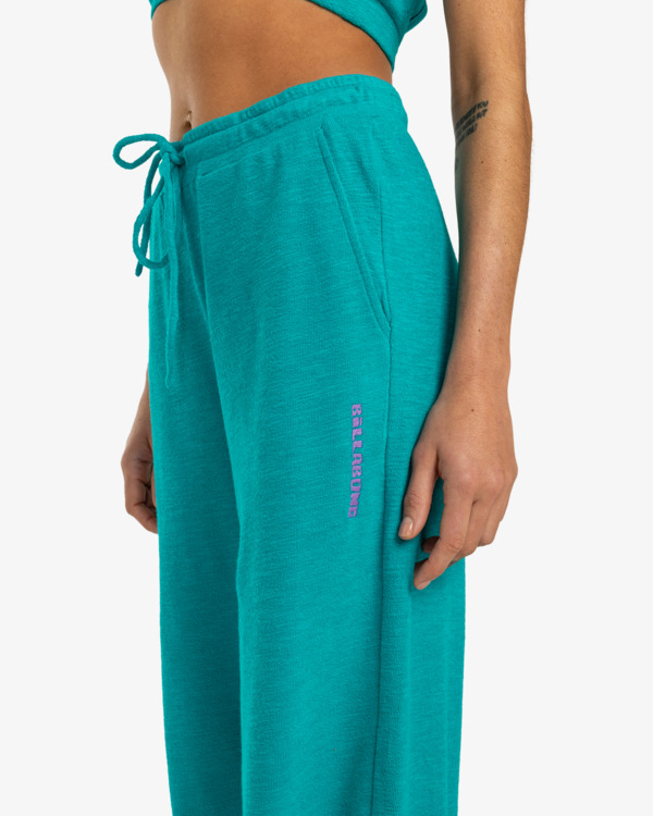 1 Beach Walk - Pantalón de cintura elástica para Mujer Azul EBJNP00125 Billabong