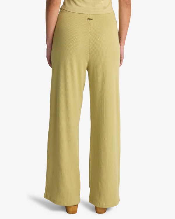 2 Keep It Straight - Full Length Trousers for Women Green EBJNP00134 Billabong