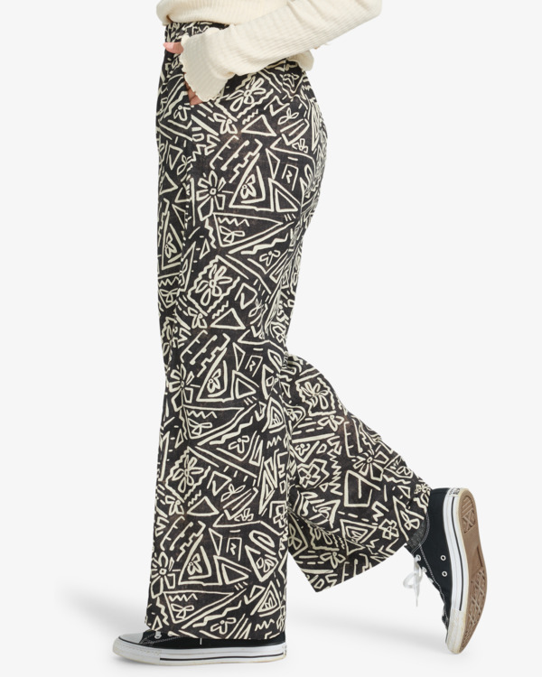 1 Follow Me - Elasticated Waist Trousers for Women Black EBJNP00138 Billabong