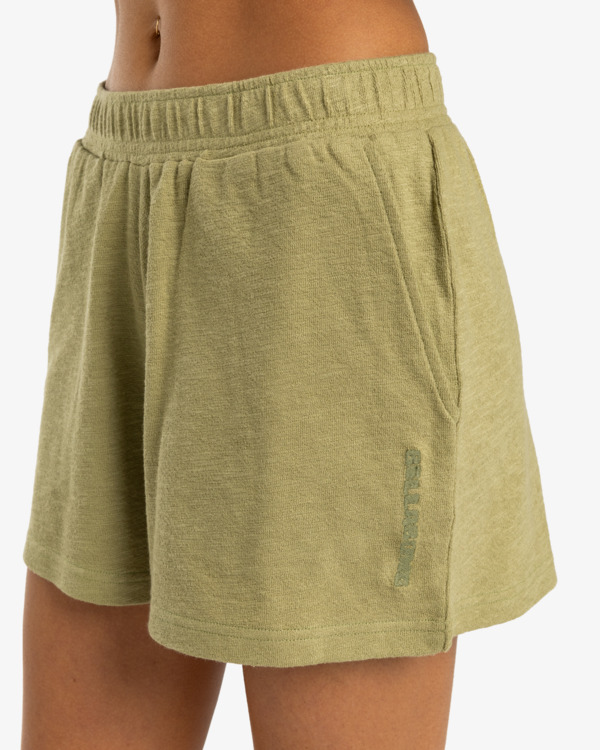 1 Sunny - Short con cintura elástica para Mujer Verde EBJNS00112 Billabong