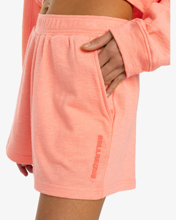 2 Sunny - Calções de cintura elástica para Mulher Pink EBJNS00112 Billabong