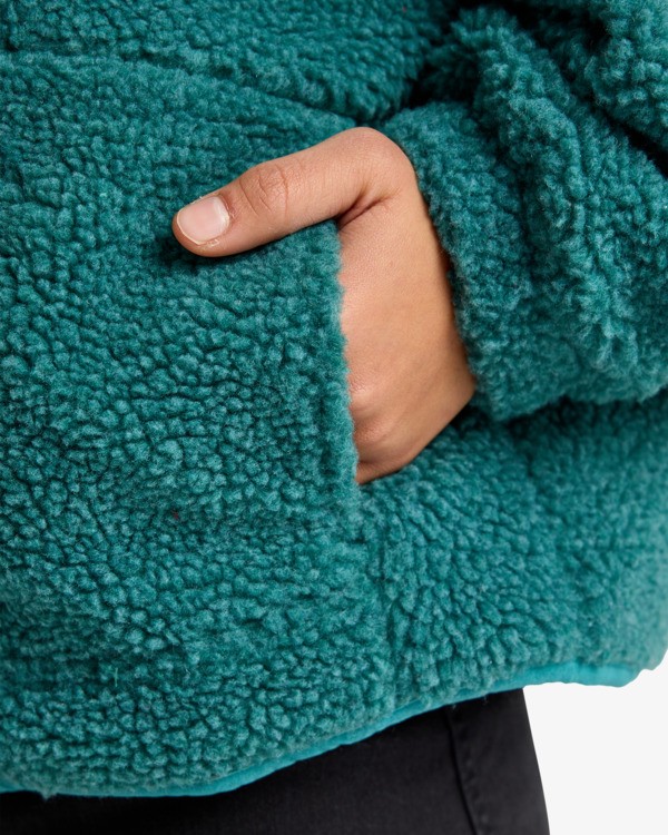 5 Travel The World - Sherpa-Fleece für Frauen Grün EBJPF00114 Billabong