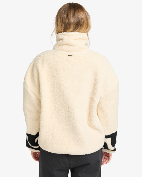 3 Dont You - Pullover mit Reißverschlusskragen für Frauen Weiss EBJPF00119 Billabong