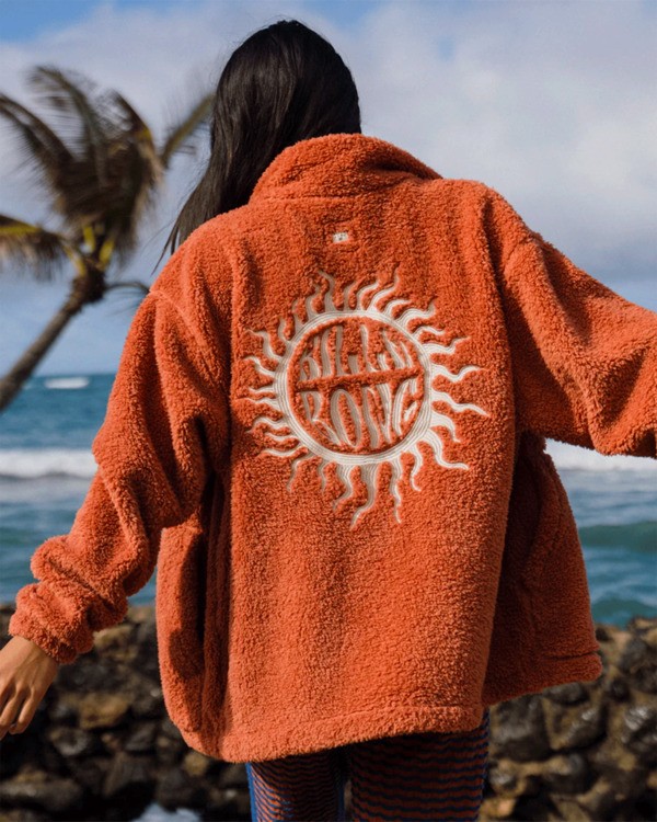 0 Bring The Sun - Pulli mit Reißverschluss für Frauen Braun EBJPF00120 Billabong
