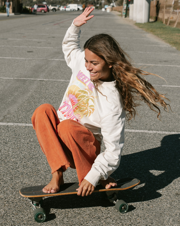 0 After Surf - Sweatshirt para Mulher Branco EBJSF00100 Billabong